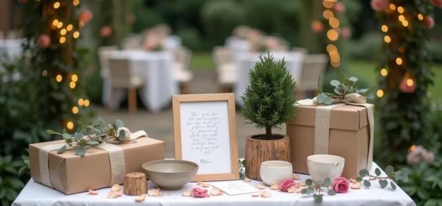 10 idées originales de cadeaux symboliques pour un mariage inoubliable